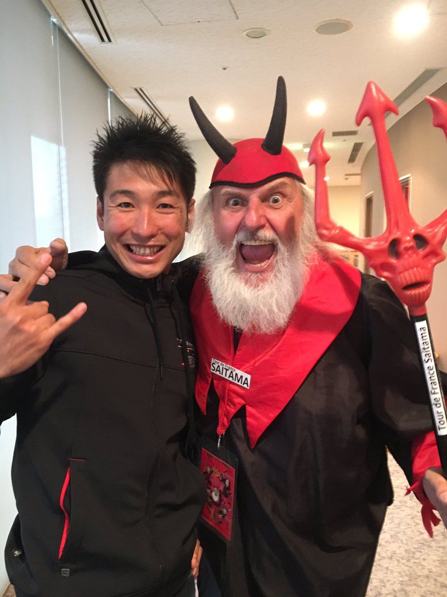 Fumiyuki Beppu with Didi Senft