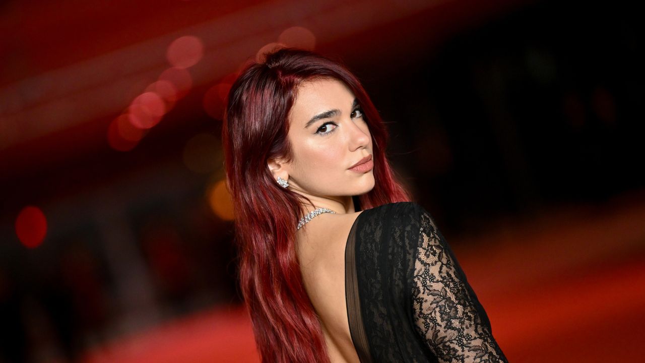 Dua Lipa at the 2023 Academy Museum Gala held at the Academy Museum of Motion Pictures on December 3, 2023 in Los Angeles, California