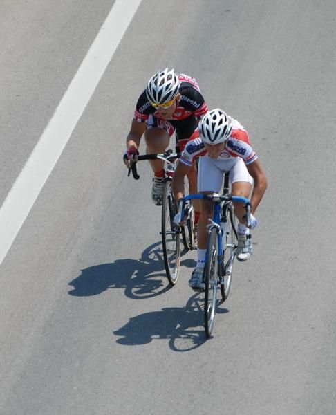 A few riders tried to get away late.