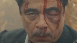 Benicio del Toro in The Phoenician Scheme