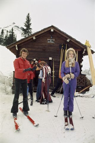 apres ski - Johnny Hallyday and Sylvie Vartan