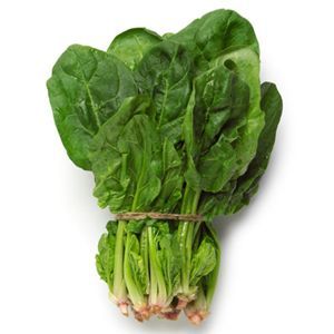 bundle of organic spinach