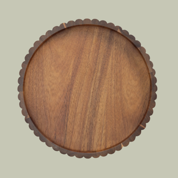 Habitat, Habitat Ribbed Acacia Wood Tray