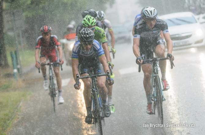 The Czech/Slovak championships race took place in a massive downpour