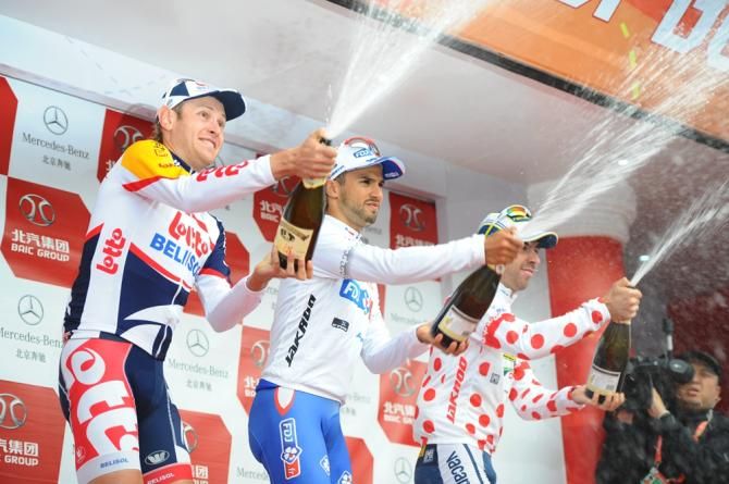 The podium on stage 2