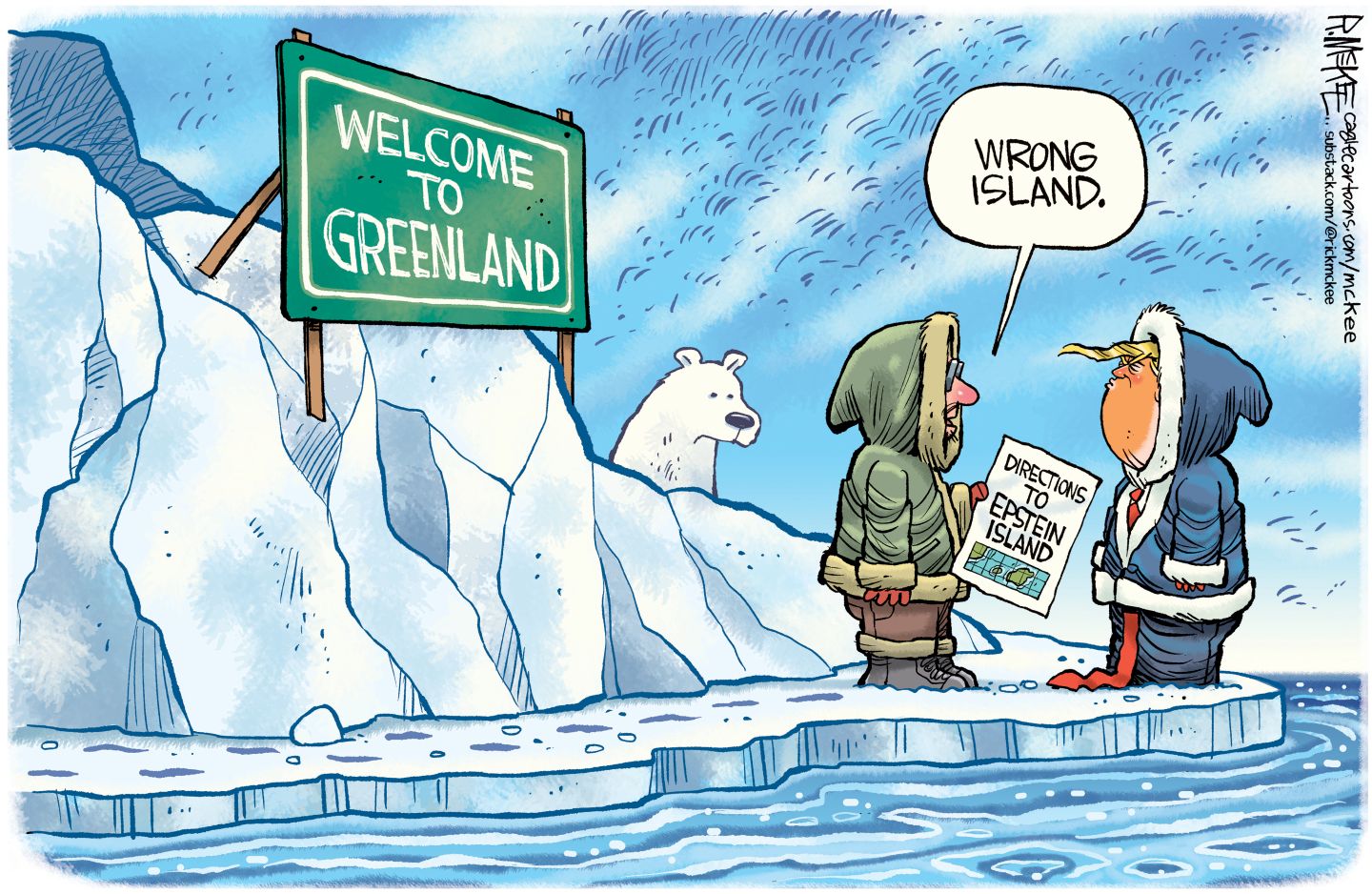 5 hilariously chilling cartoons about Trump’s plan to invade Greenland