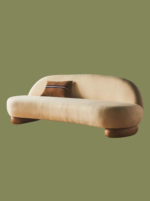 Remy Sculptural Armless Sofa