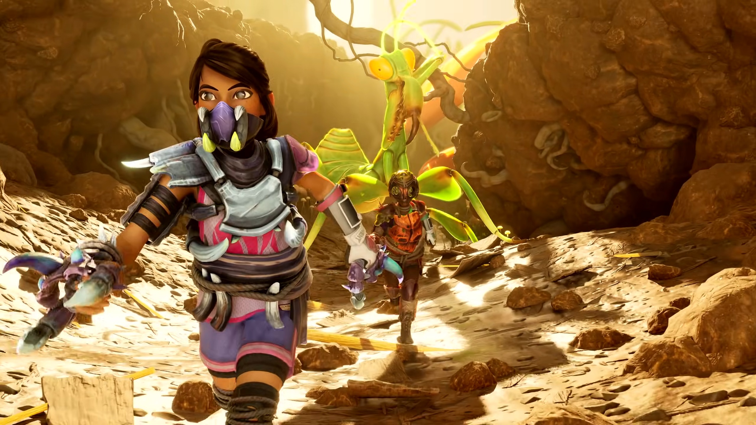Grounded 2 launch trailer characters running from a giant bug