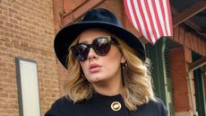 Adele's oversized sunglasses and hoop earrings have fans asking same thing