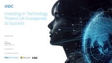 Whitepaper cover with shaded woman's face and digital globe graphic