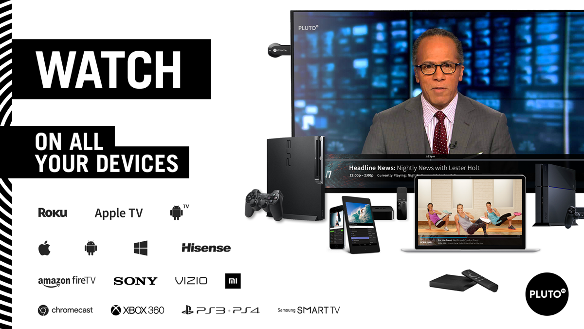 What are Pluto TV's key features? 