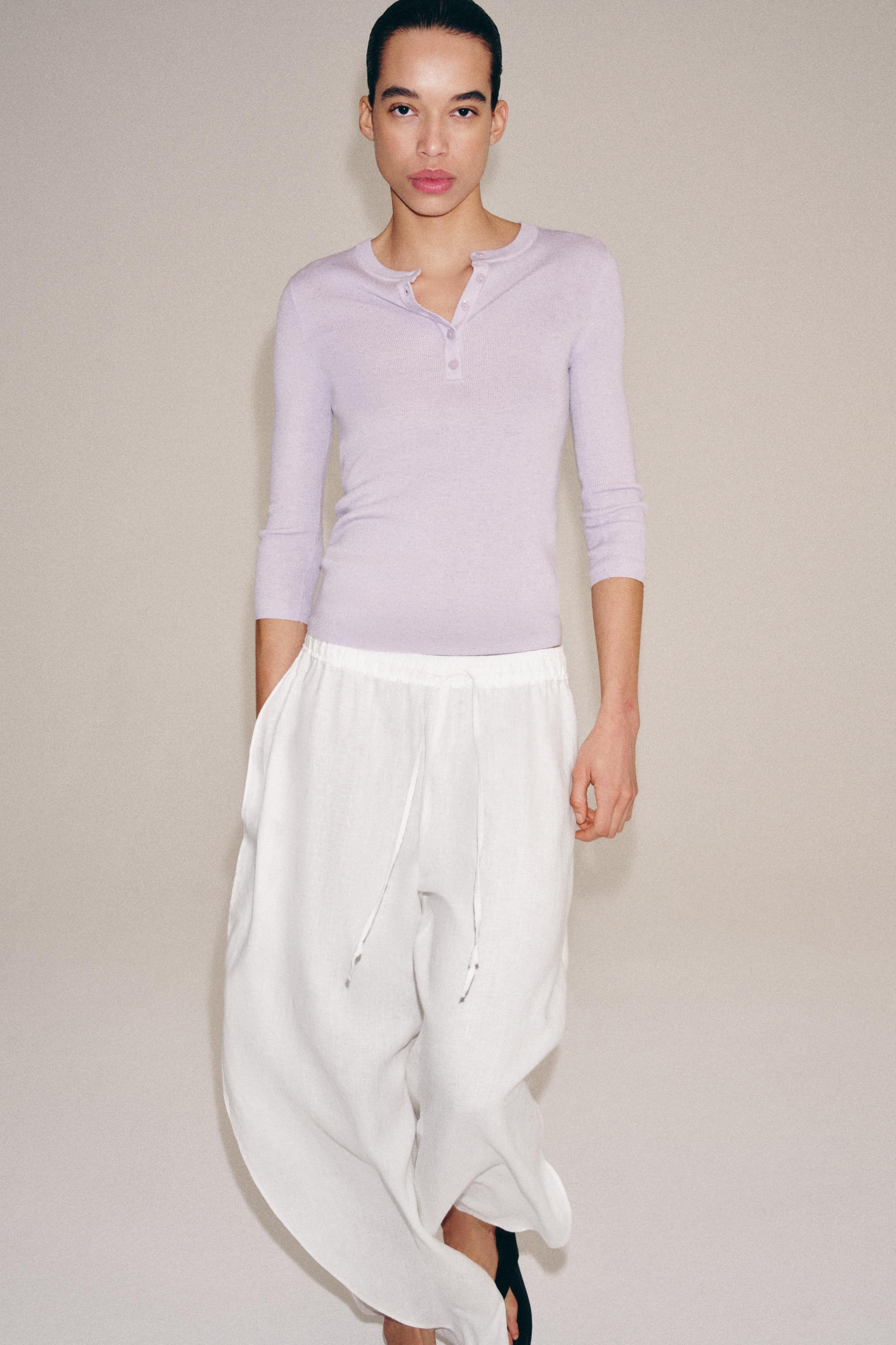 Button Knit Sweater