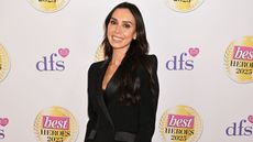 Christine Lampard in a black blazer