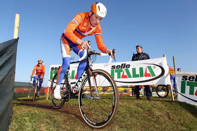 Mike Teunissen (Netherlands) won the opening U23 men's World Cup round and holds fifth overall entering the penultimate Rome round.