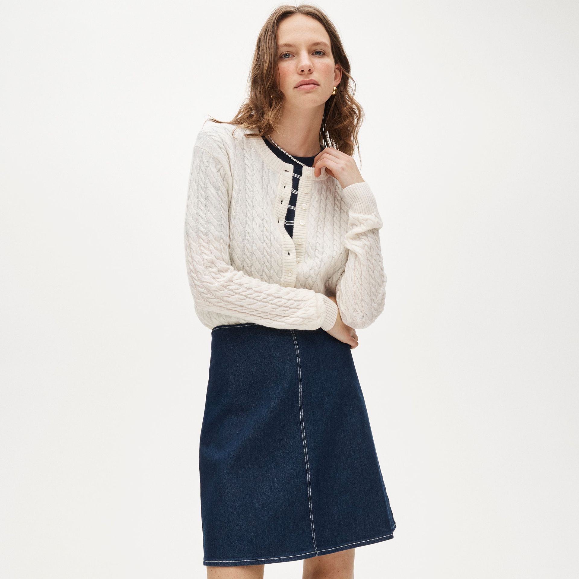 Fairfax Skirt in Denim