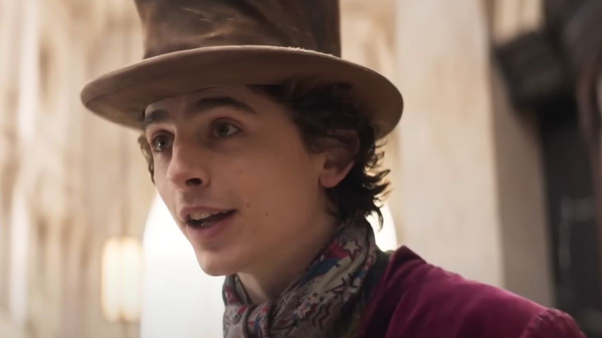 Timothee Chalamet in Wonka