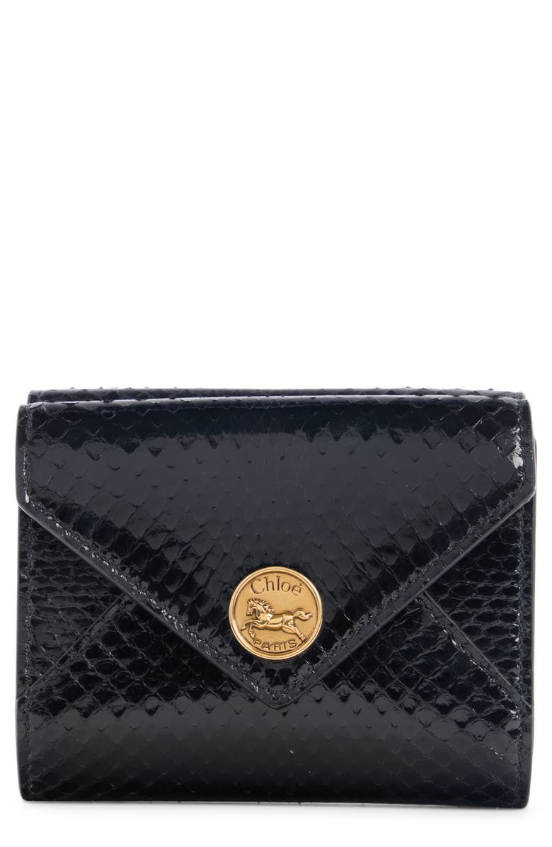 Leather Envelope Trifold Wallet