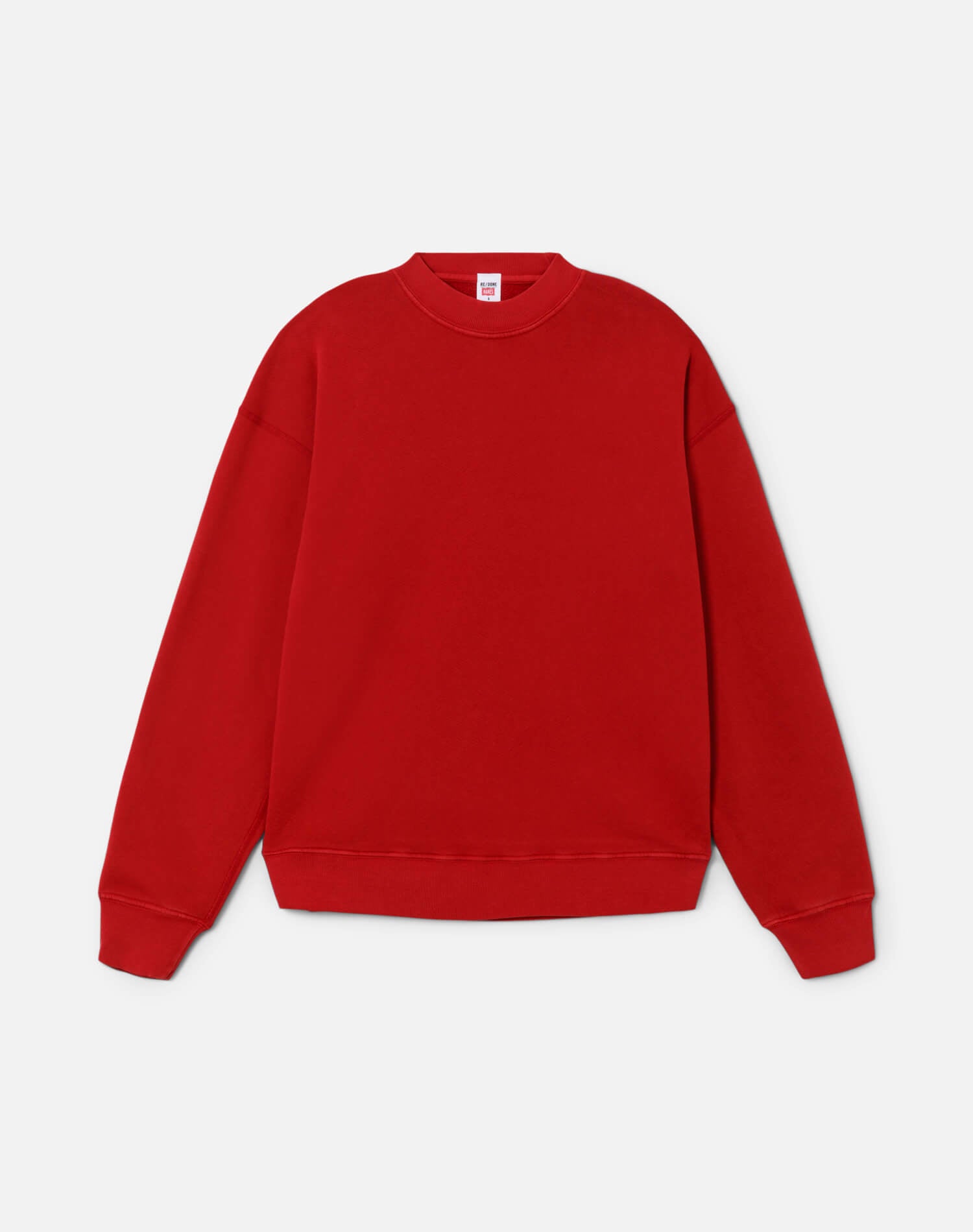 Hanes Oversized Crewneck - Rosso