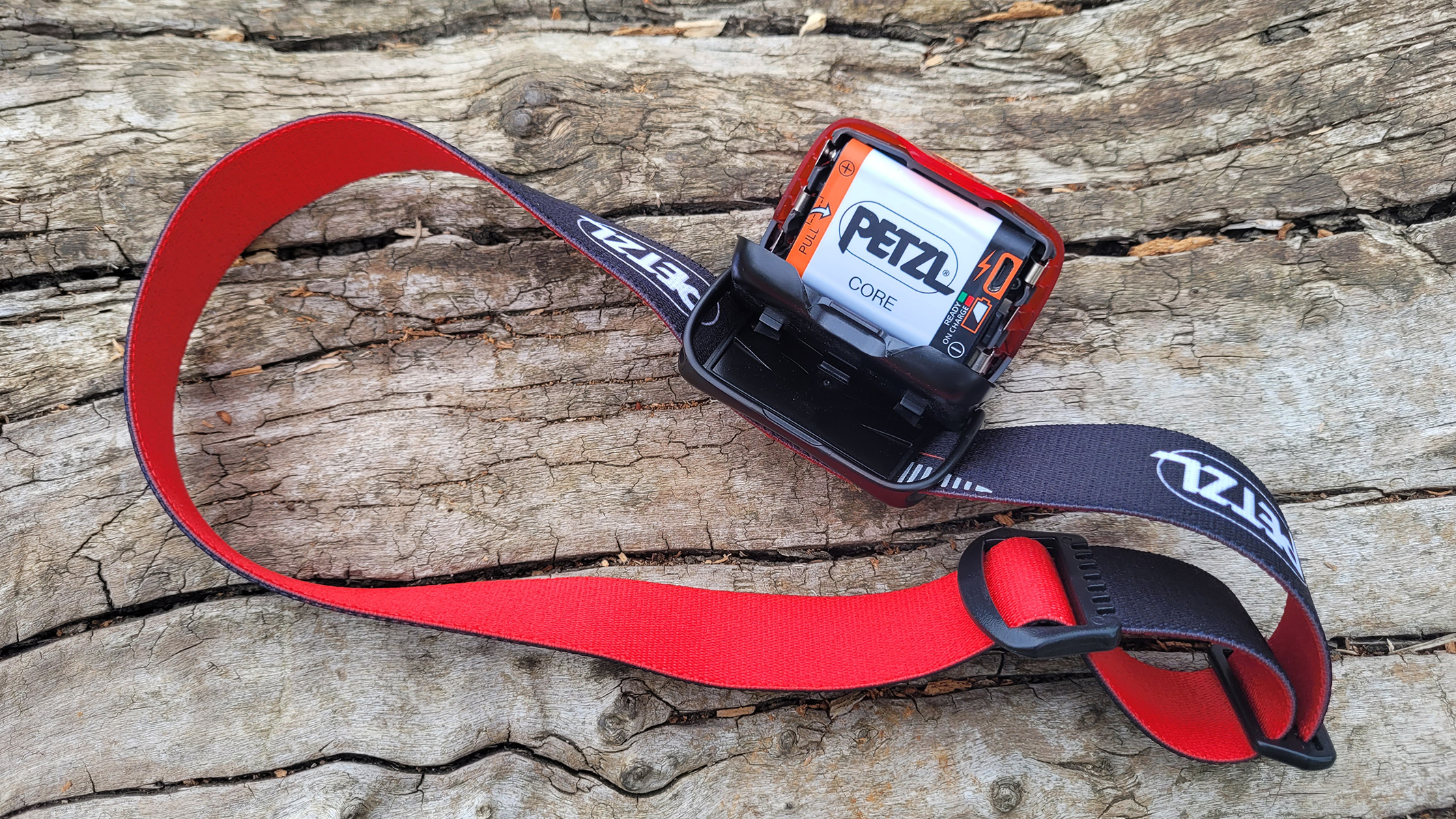 Photo of the Petzl Actik Core High-capacity 1250 mAh Lithium-Ion rechargeable battery