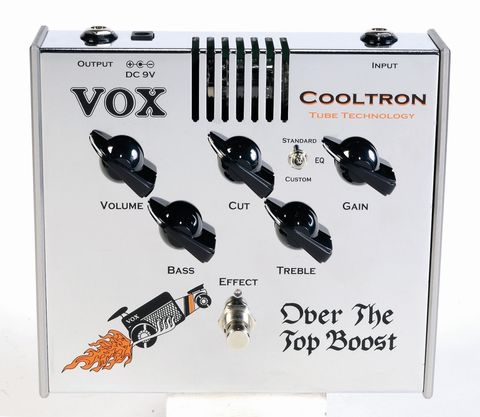 Vox's Over The Top Boost pedal.