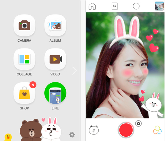 Best photo apps: LINE camera