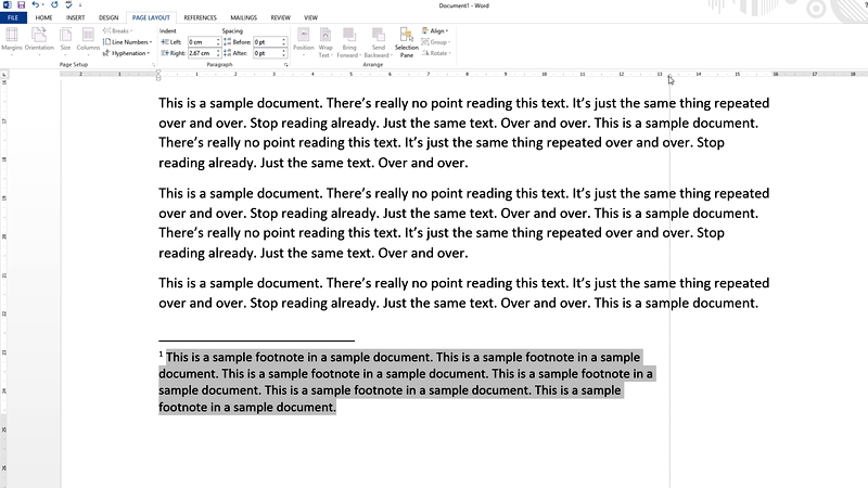 how to add footnote to right margin how to add footnote to right margin