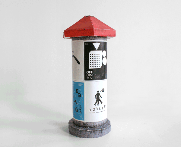 Agency creates a tiny poster column to showcase its latest work ...