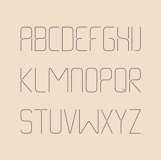 Free fonts: Thin Line