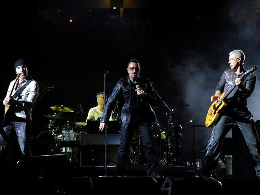 According to U2, they&#039;re going to stay in your faces