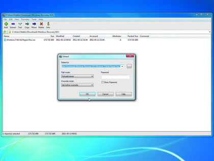 Extract iso