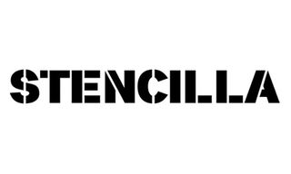 free stencil font: Stencilla