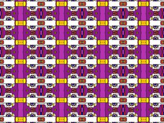 Beatles-inspired repeat pattern by Lottie Norton