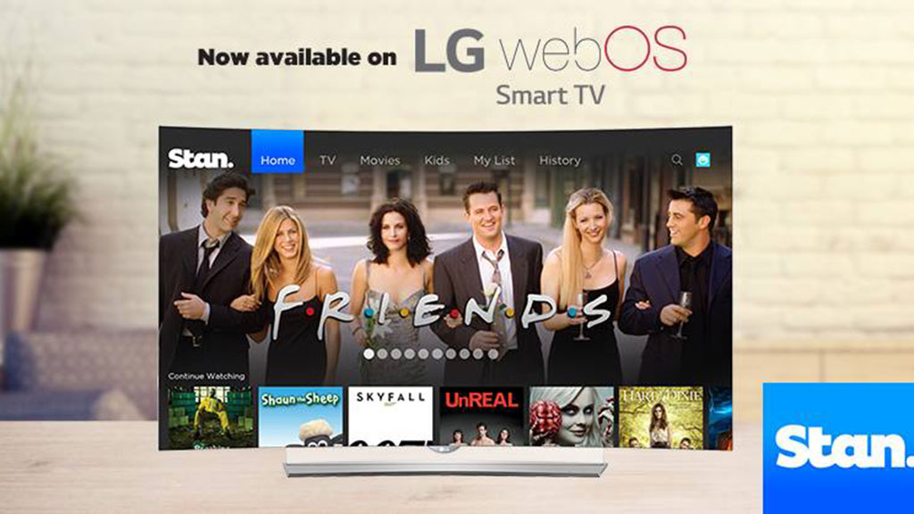 Stan now streaming on LG Smart TVs
