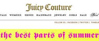 Source: Juicy Couture's reputation via Caroline Knight & Jessica Glaser