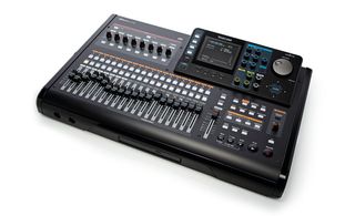 The Tascam DP-32 Portastudio, one of the firm's flagship pro audio products