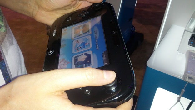 Wii U GamePad hands-on