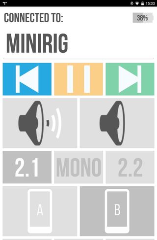 Bluetooth Minirig app