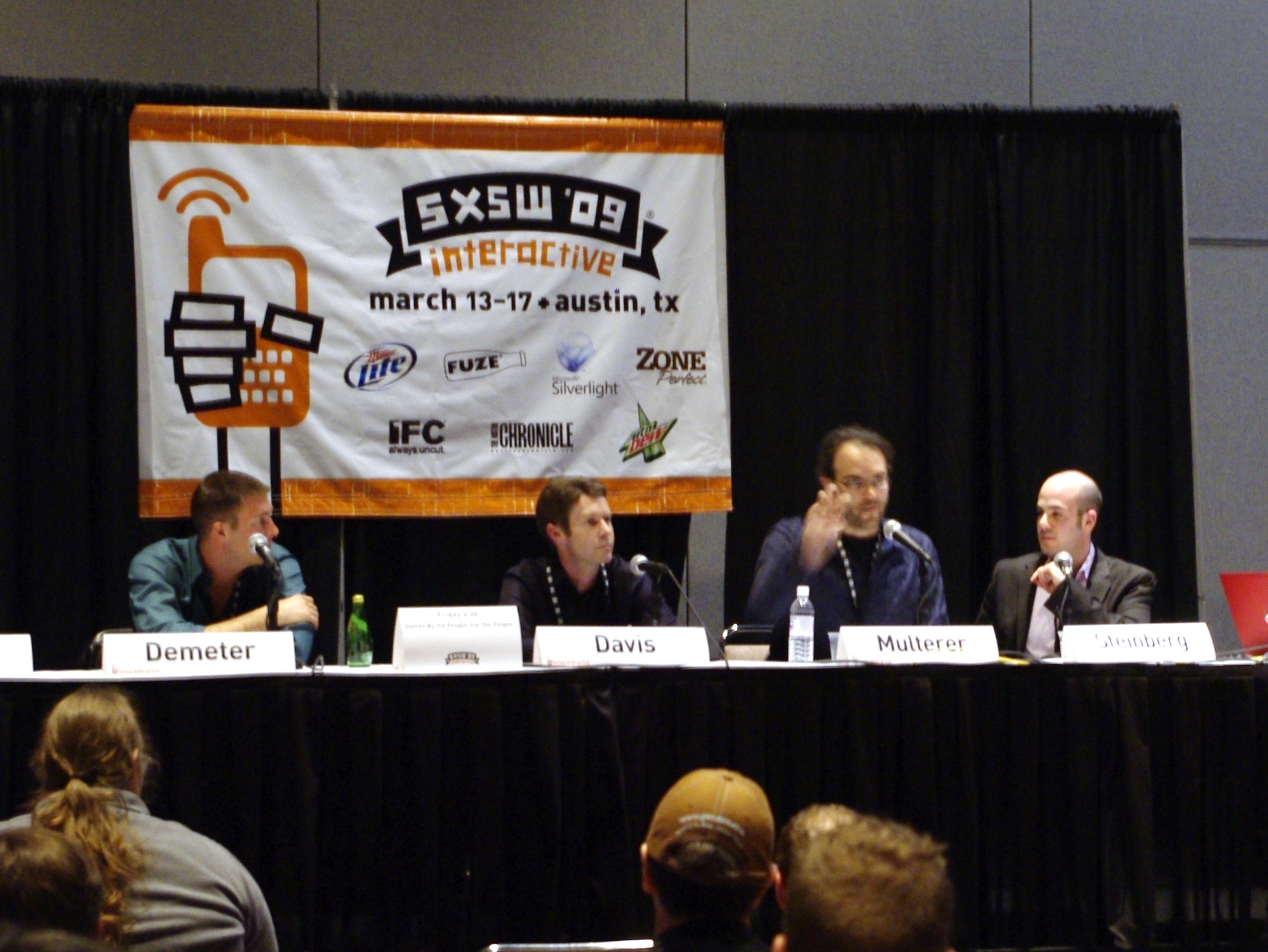 Community gaming panel at SXSWi