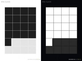 1pxclock by Yasuko Chugo and Koji Tachibana