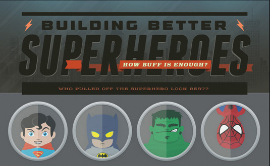 superhero infographic