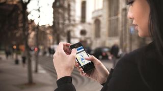 Woman on phone