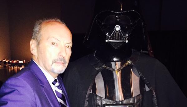 Peter Moore and Darth Vader