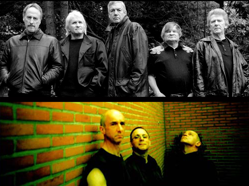 Reformed garage rock legends The Sonics (above) and post-punk icons Wire (below).