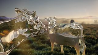The Assembly team used Maya to model, rig and animate the glass cows