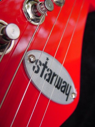 The reproduction Starway headstock logo