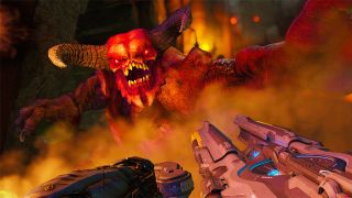 Doom On Xbox One X Barely Hits Native 4k Resolution Ps4 Pro Doesn T Come Close Techradar