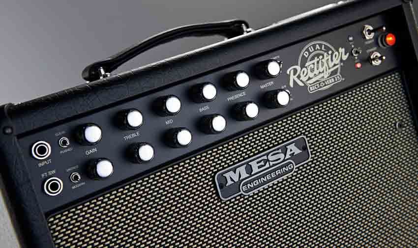 The control panel's Dual Rectifier logo is slightly misleading, as there is only one rectifier in this amp: nevertheless, the design and styling is superb