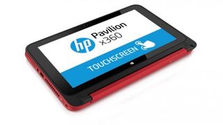 HP x360 tablet mode
