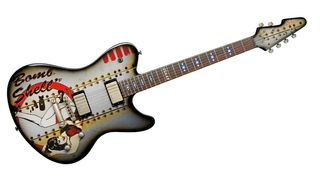 The Ultra B-17 Bombshell takes some design inspiration from the Gibson Firebird