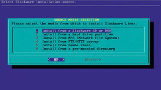 Slackware linux install 4